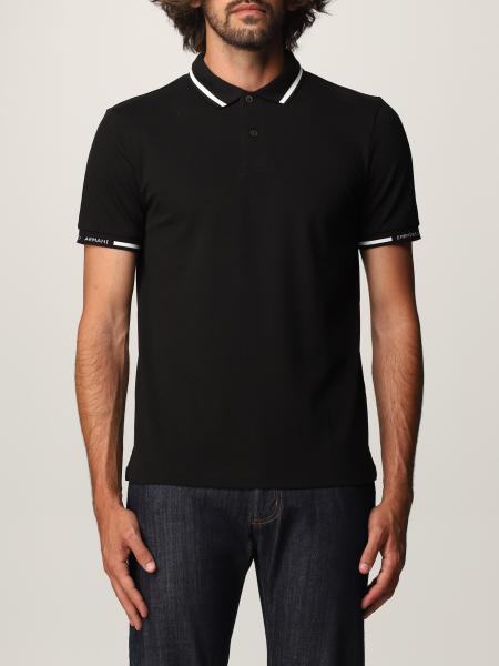blad is genoeg studie Emporio Armani Outlet: polo shirt with logo - Black 1 | Emporio Armani polo  shirt 3K1FA4 1JPTZ online on GIGLIO.COM