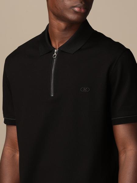 ferragamo polo shirt zipper