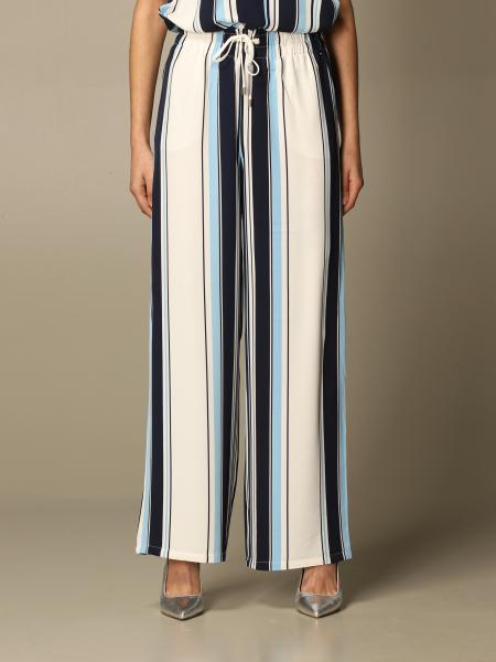 wide striped trousers