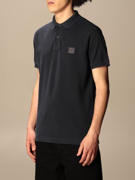 blue stone island shirt