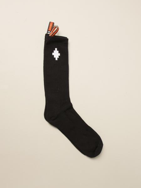 Marcelo Burlon short socks with logo and tabs
