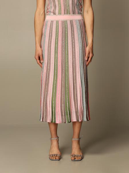 M MISSONI: skirt for woman - Pink | M Missoni skirt 2DH00202 2K0090 ...