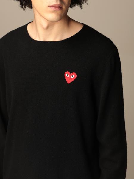 comme des garcons play play hooded sweatshirt