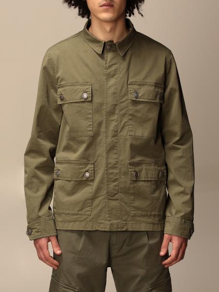 DANIELE ALESSANDRINI: jacket for men - Green | Daniele Alessandrini ...