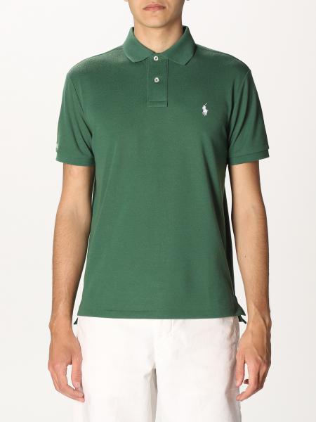 POLO RALPH LAUREN: cotton polo shirt - Green | Polo Ralph Lauren polo ...