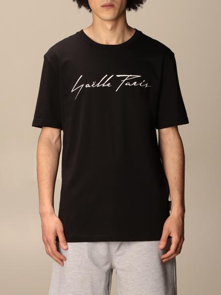 GAËLLE PARIS: GaËlle Paris T-shirt with logo - Black | Gaëlle Paris t ...