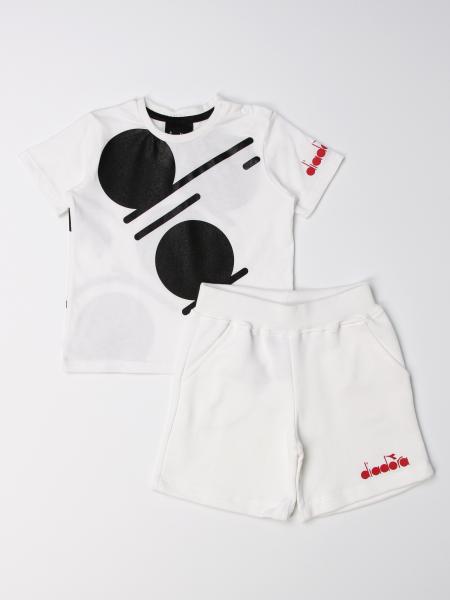 Diadora Heritage bambino: Completo t-shirt + pantaloncino jogging Diadora