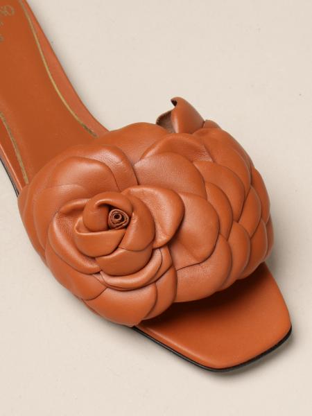 VALENTINO GARAVANI: Atelier Shoes 03 Rose Edition leather sandals 