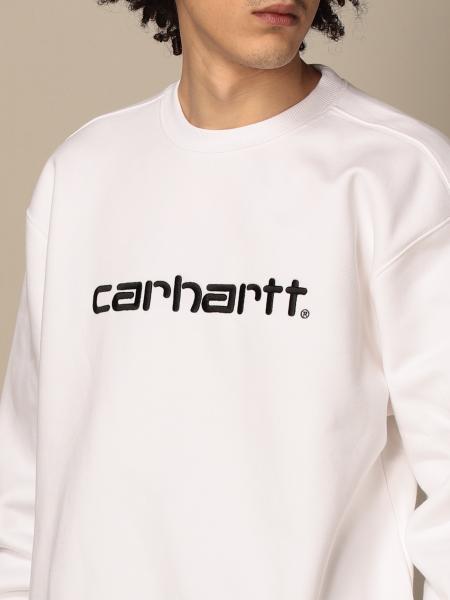 CARHARTT: sweatshirt for man - White | Carhartt sweatshirt I02941703 ...