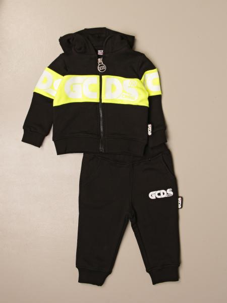 Gcds 卫衣+慢跑裤套装,Logo装饰