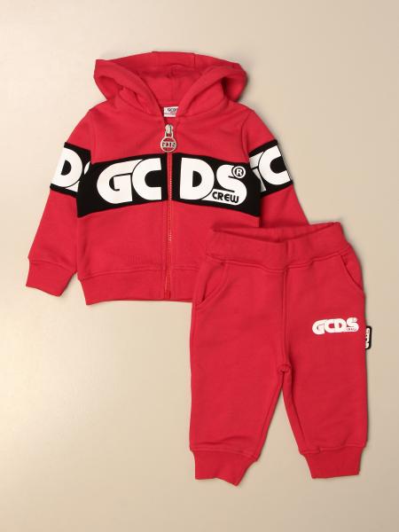 Gcds 卫衣+慢跑裤套装,Logo装饰