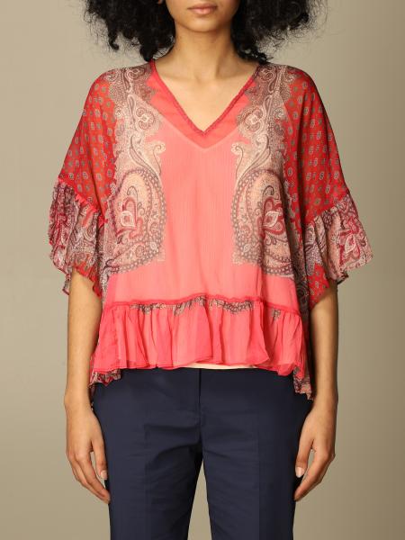 Blusa Twin-set in mussola con stampa floreale