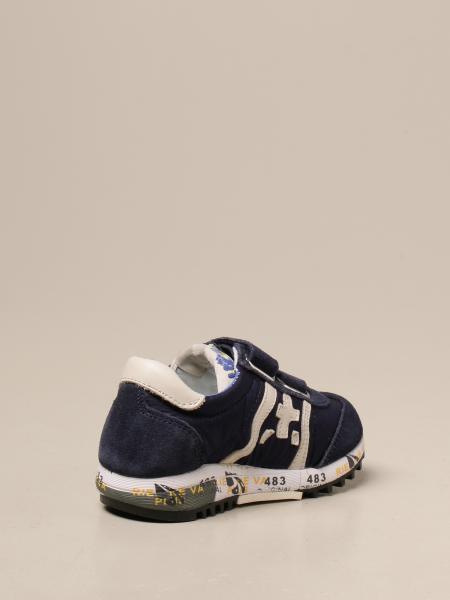 PREMIATA: sneakers in suede and nylon - Blue | Shoes Premiata 20044  GIGLIO.COM