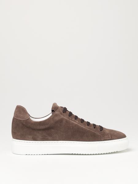 DOUCAL'S: sneakers in suede - Coffee | Doucal's sneakers ...