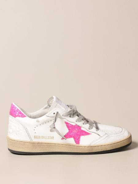 GOLDEN GOOSE: Baskets femme - Rose | Baskets Golden Goose GWF00117