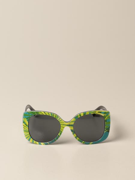 Versace Sunglasses In Acetate With A Medusa Head Green Versace Glasses Mod4387 Online On 