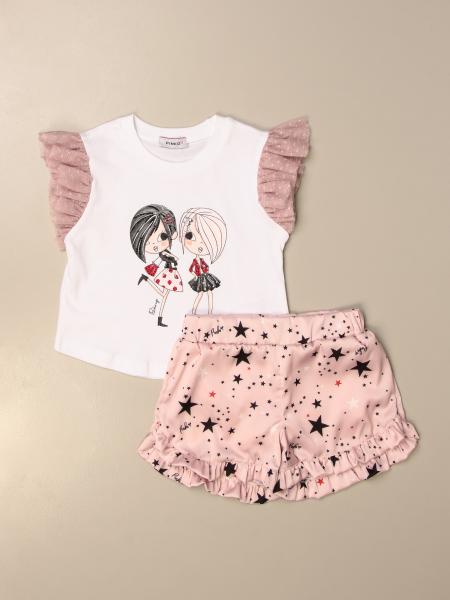 Pinko Outlet: t-shirt + shorts set - Pink | Pinko co-ords 027375