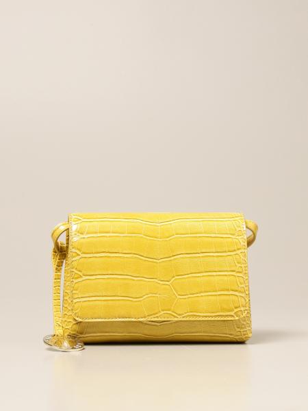 Emporio Armani women: Emporio Armani shoulder bag in synthetic leather with crocodile print