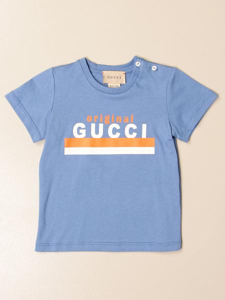T-shirt Gucci in cotone con big logo