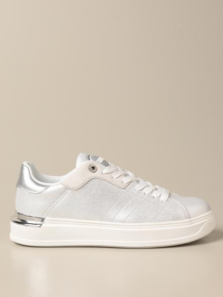 COLMAR: sneakers in laminated canvas - Silver | Colmar sneakers CLAYTON ...