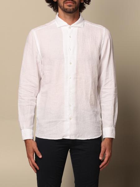 GRAN SASSO: shirt for man - White | Gran Sasso shirt 6118350002 online ...