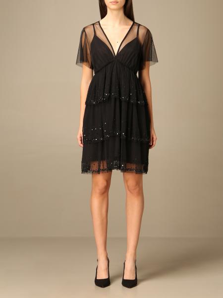 Twin Set Actitude: Twin-set Actitude short dress with applications