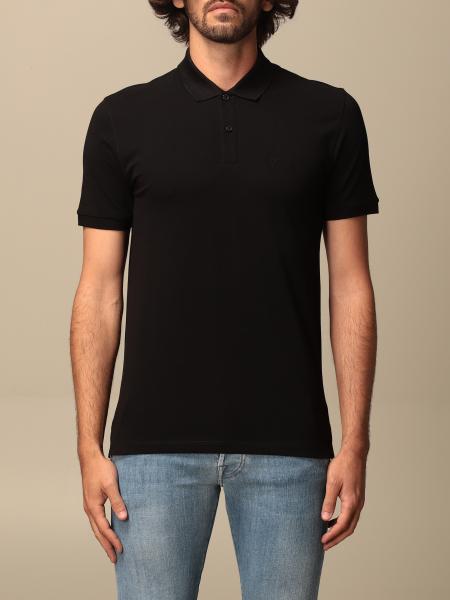 BOSS: basic cotton polo shirt - Black | Boss polo shirt PALLAS10108581 ...