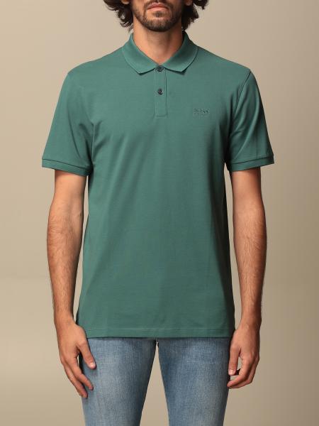 green hugo boss polo