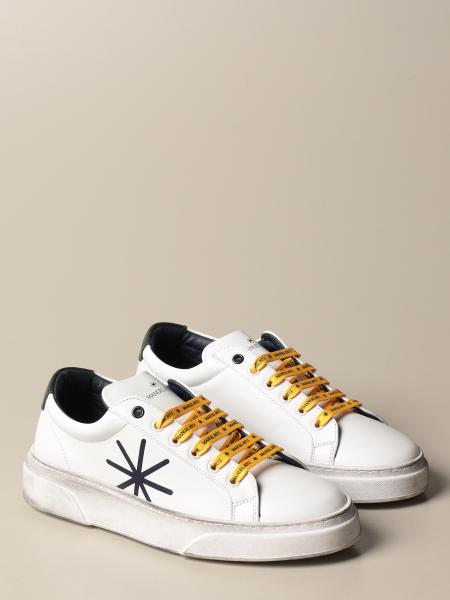 Manuel Ritz Sneakers uomo in camoscio bicolore blu e grigia – Luisa Trendy