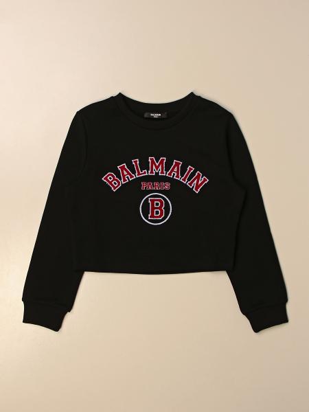 Balmain crewneck sweatshirt with logo