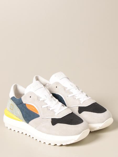 D.A.T.E.: Sneakers men | Sneakers D.a.t.e. Men Blue | Sneakers D.a.t.e.  M341-LN-SF-BL GIGLIO.COM
