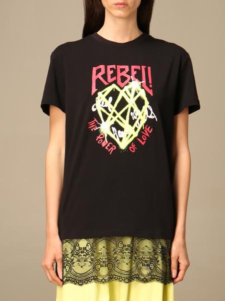 Twin Set Actitude: Twin Set Actitude T-shirt with rebel print