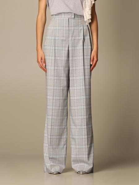 Twin Set Actitude: Twin-set Actitude check high-waisted trousers