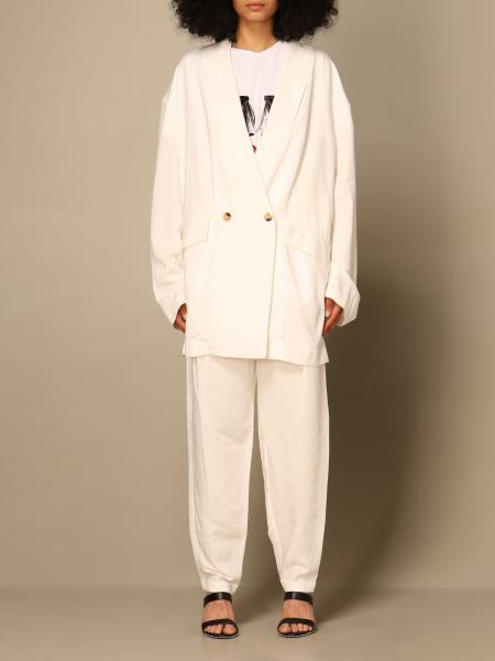 Twin Set Actitude: Twin-set Actitude oversized jacket in linen blend