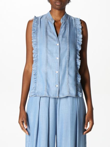 Twin Set Actitude: Twin-set Actitude shirt with ruffles