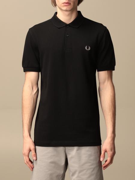 FRED PERRY: polo shirt for man - Black | Fred Perry polo shirt m6000 ...