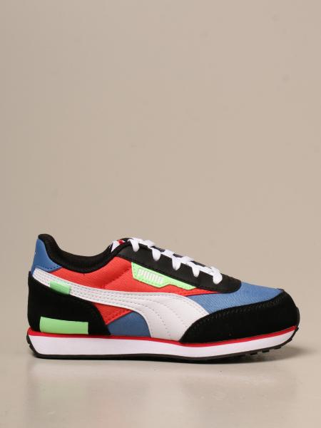 PUMA: Rider Play multicolor sneakers - Black | Puma shoes 372351 online on GIGLIO.COM