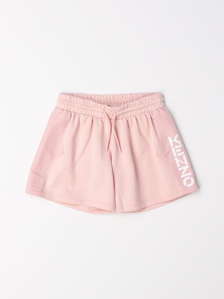 Kenzo Kids Outlet: Kenzo Junior jogging shorts with logo - Pink | Kenzo ...