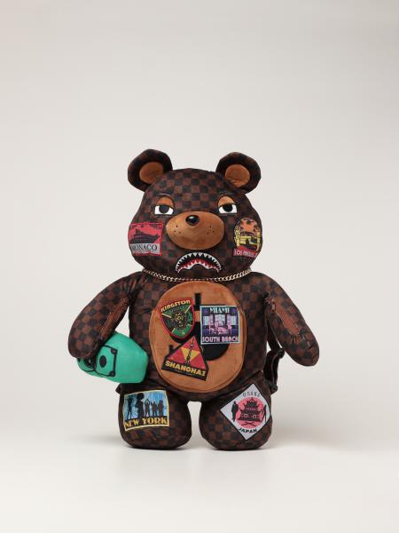 SPRAYGROUND: teddy bear backpack - Brown | Sprayground duffel bag ...
