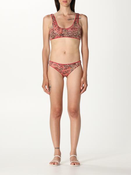 F**K: F ** k patterned bikini swimsuit