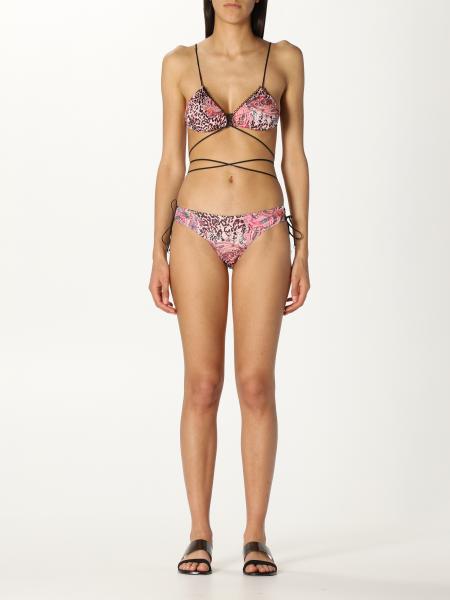 F**K: F ** k patterned bikini swimsuit