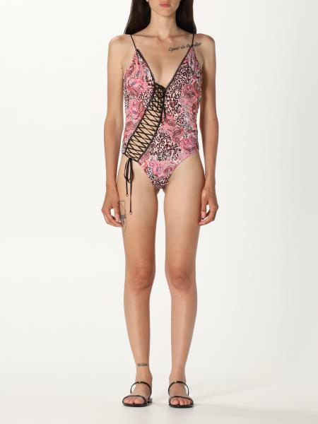 F**K: F ** k animalier paisley one-piece swimsuit