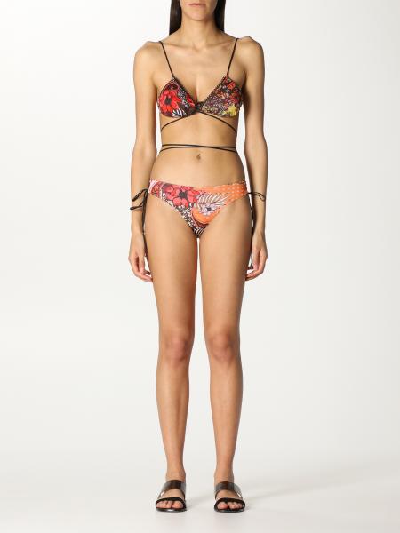 F**K: F ** k patterned bikini swimsuit