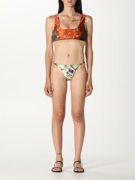 F**K: F ** k bikini swimsuit with fringes