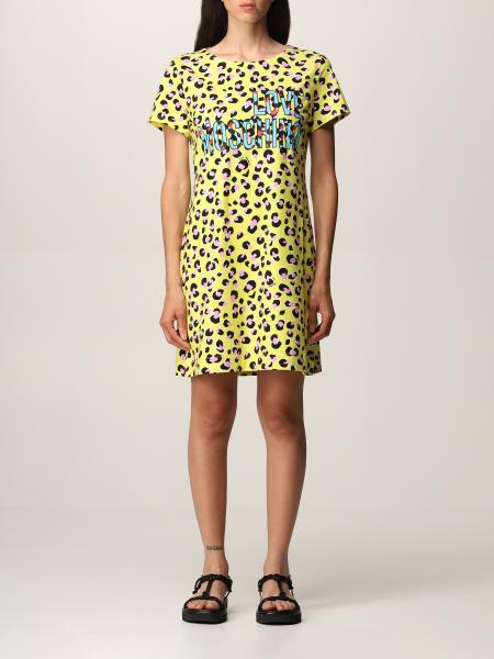 spotted shirt dress