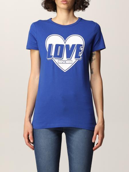 Love moschino discount blue t shirt