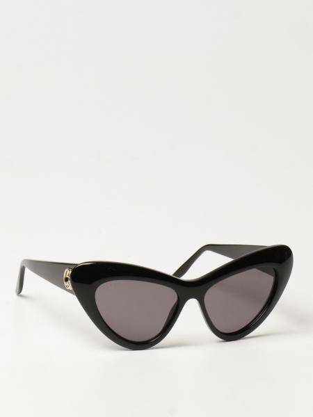 Gucci women: Gucci cat eye sunglasses in acetate