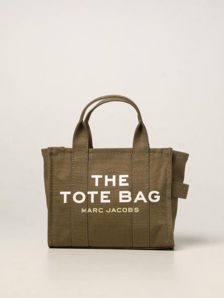 MARC JACOBS: The Tote Bag in canvas - Green | Marc Jacobs tote bags ...