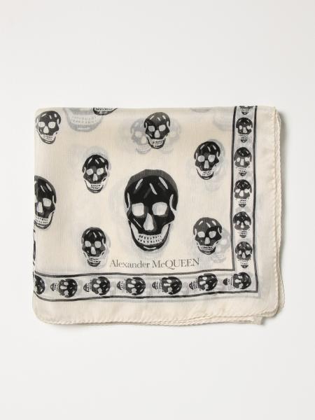 Alexander McQueen scarf with all over skulls