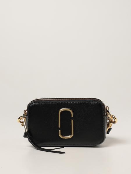 MARC JACOBS: The Snapshot Cane bag in grained leather - Black | Marc ...